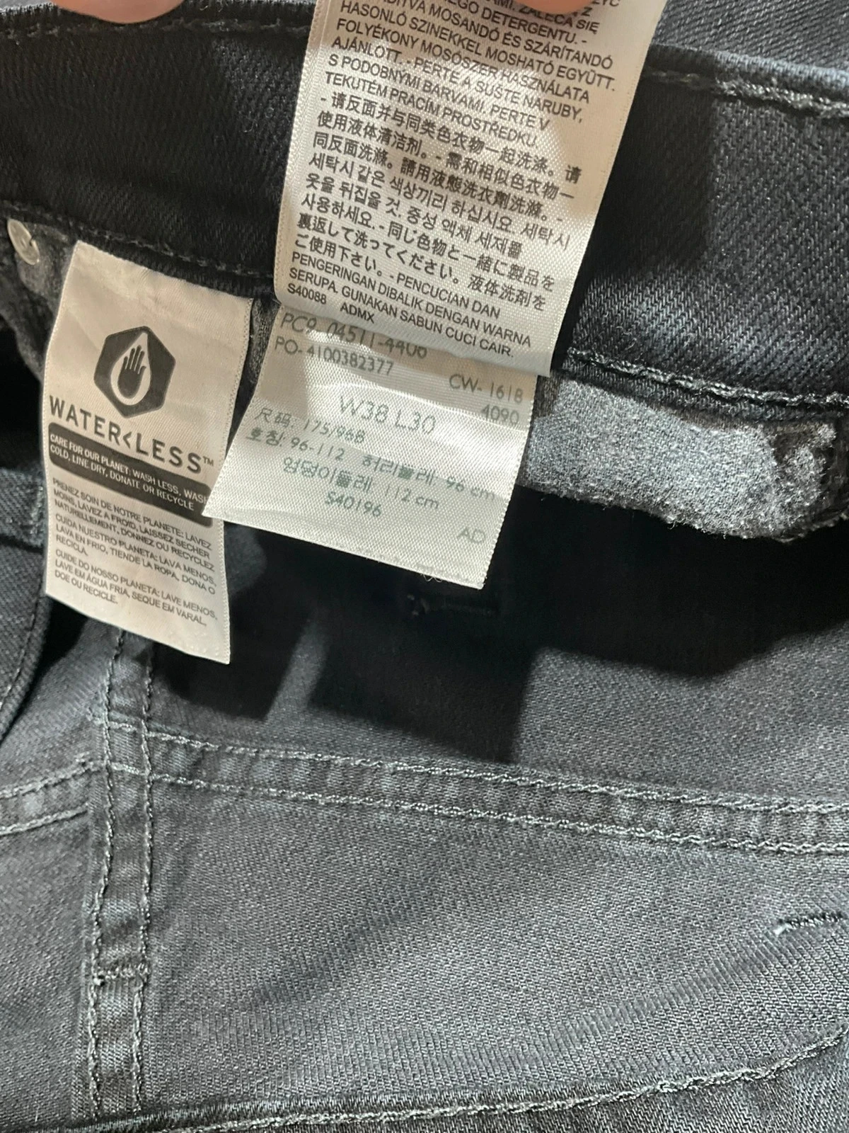 Jean Levi's 511 Coupe Slim W38 L30 Vintage 99% Coton NoirLvh 251 – photo 13
